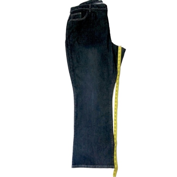 L.A. Blues Vintage Plus 5 Jeans Boot Cut Mid Rise Stretch Right Fit Charcoal 22 - Picture 5 of 16